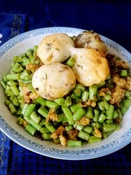 腌菜炒汤圆