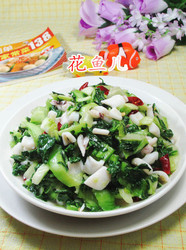 鱿鱼炒手捏菜
