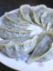 韭菜大蒸饺