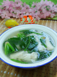 菠菜虾潺汤