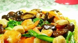 虾炒面