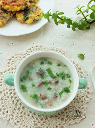 牛肝青菜粥