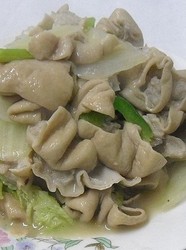 肥肠炒白菜片