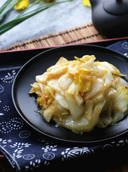 电饼铛煎烤酱油白菜