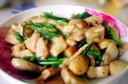 草菇滑肉