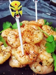 黑椒蒜香大虾串