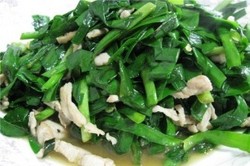 肉丝炒韭菜