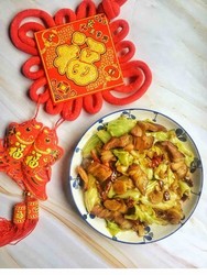 年夜饭硬菜之包心菜炒腊肉