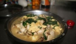 鸡蛋炒蛏子