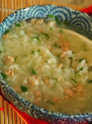 营养早餐-鸡茸蔬菜粥