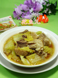 鹅肉炒白菜