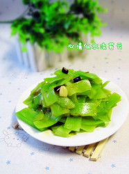 炝炒莴笋