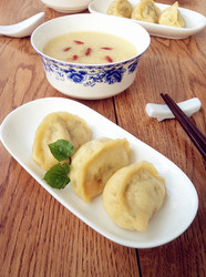 混合发面蒸饺