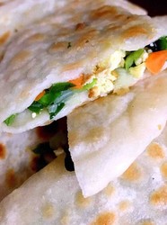 韭菜杂锦合饼