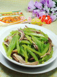 莴笋炒猪肚