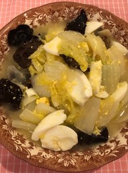 养肠胃神菜：大白菜炖鸡蛋