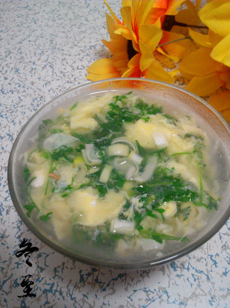 荠菜蛋花汤