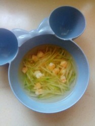 虾段萝卜汤