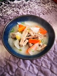 羊骨头胡萝卜汤