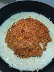 芝士辣白菜炒饭