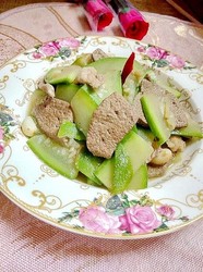 猪肝瘦肉炒浦瓜