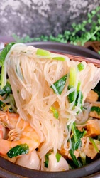 菠菜粉丝煲