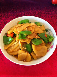 土豆片炒麻椒