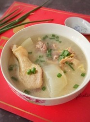 腊鸭萝卜汤