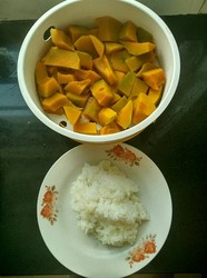 米饭焖南瓜