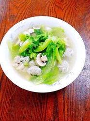 时蔬鱼丸汤