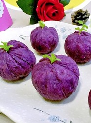 紫薯山药茶巾绞