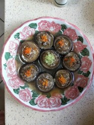 香菇包肉沫