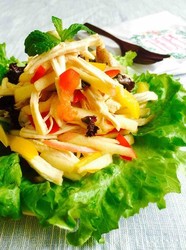 苹果鸡丝沙拉