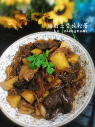 土豆猪肉炖松蘑