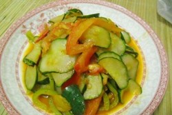 西红柿炒黄瓜