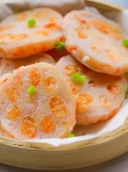 鲜虾藕夹  宝宝辅食食谱