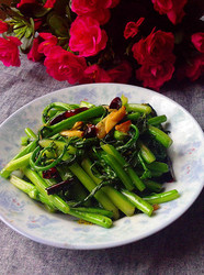 辣炒菜心