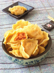 南瓜胡萝卜猪肉水饺