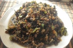 辣椒炒荠菜干