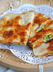 辣椒香葱饼