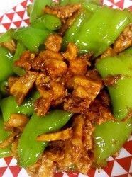 酱炒辣椒鸡胸肉