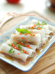 鲜虾萝卜卷