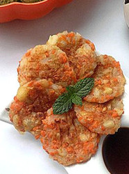 香煎胡萝卜土豆饼