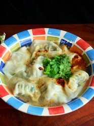 枸杞苗羊肉馄饨