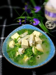 豆腐竹节蛏汤