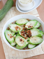 蒜茸粉丝蒸丝瓜