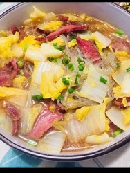 白菜牛肉炖粉丝