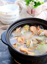 海鲜冬瓜汤