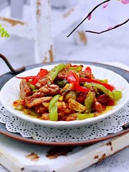 双椒炒肉