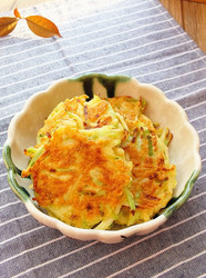 香煎虾皮萝卜蛋饼